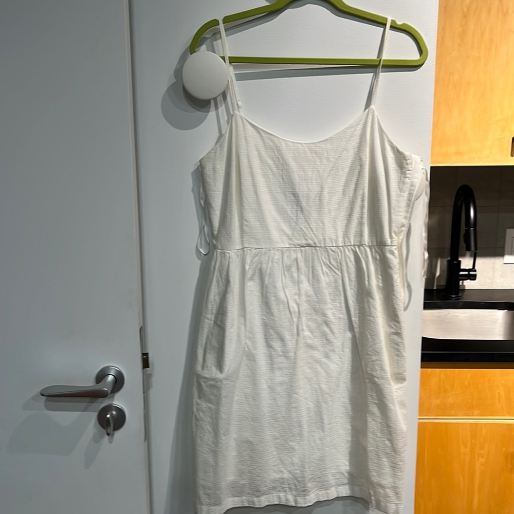 White Cotton Sundress NWT Size 10